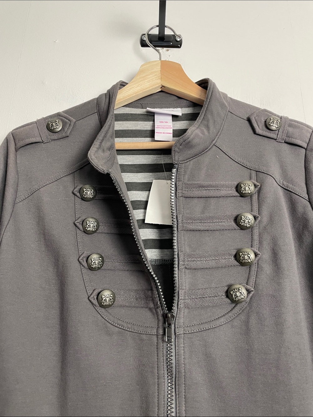 Loop 18 Military-Field Bomber Utility Style Fatigue Safari Jacket Junior 13/15 - Picture 4 of 7
